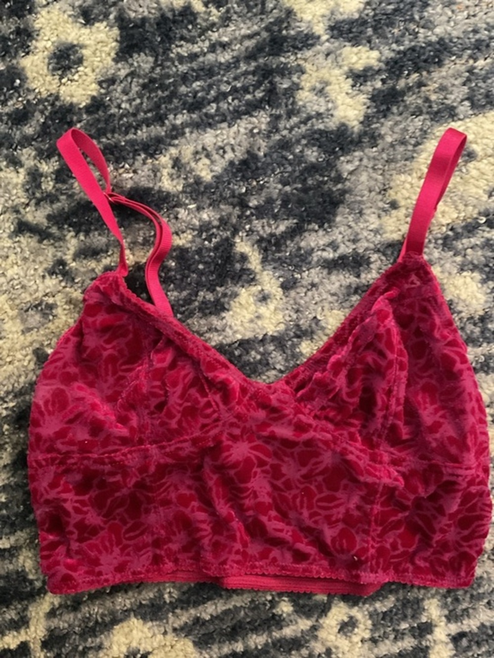 Intimately Free People Velvet Cami Bra